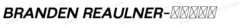 branden reaulner字体转换